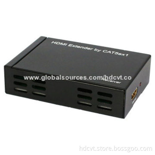 Over One Cat5E/Cat6 HDMI Extender, 1,080 Pixels Resolution